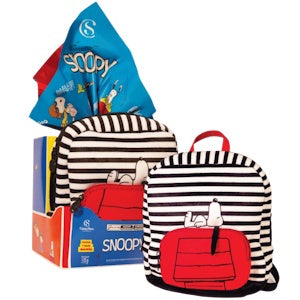 Ovo de Páscoa Snoopy Mochila Infantil Criança cs Chocolate ao Leite 170g Presente