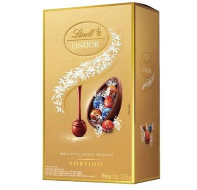 Ovo de Páscoa Lindt sortido 235g Faça a 1ª avaliação Faça a 1ª pergu