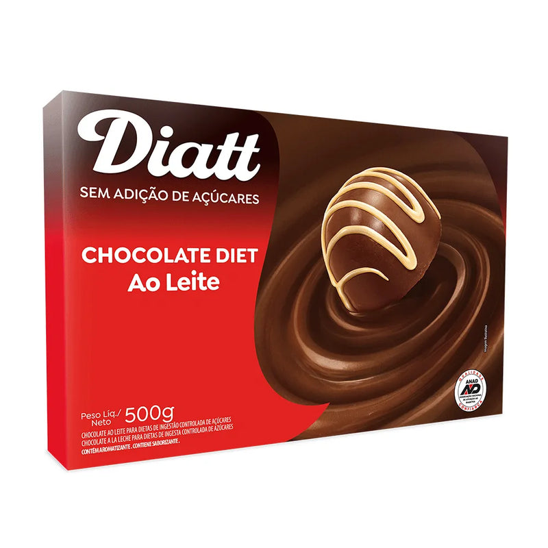 Diatt Barra Ao Leite 500g