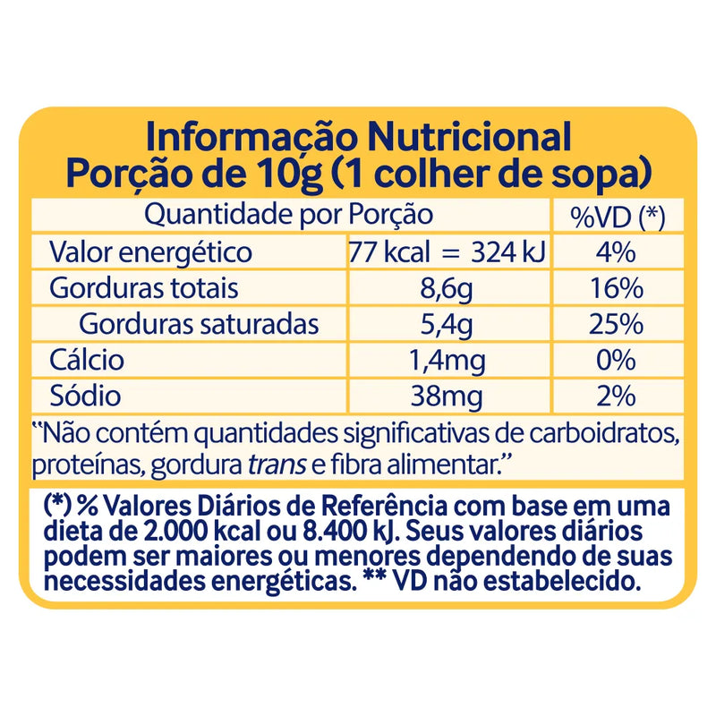 Manteiga Hércules com Sal - 500g